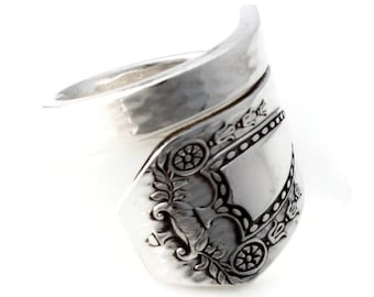 Heraldic Wrapped Spoon Ring from 1916