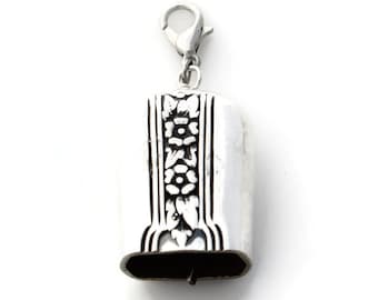 Faerie Bell Fairy Bell Pendant Necklace Silverware Jewelry Louisiane 1938