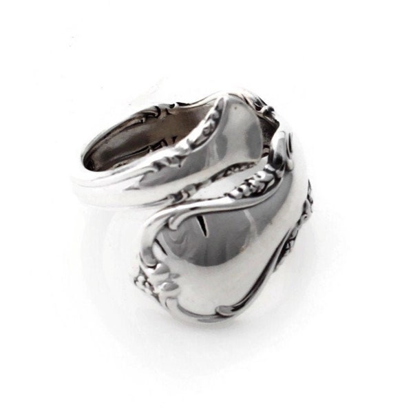 Tiny Midi Sterling Spoon Ring Angelique Pattern