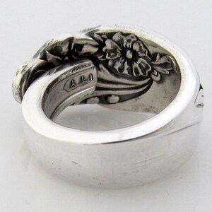 Spoon Ring Evening Star Vintage Silverware image 3