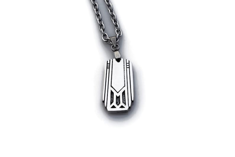 Friendship Necklace Unique Pendant Silverware Jewelry Art Deco Pendant Necklace Gift For Her 1932