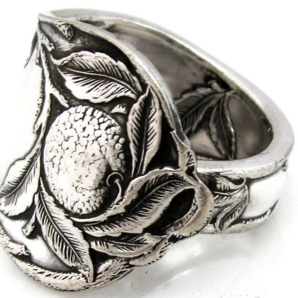 Spoon Ring Silver Sunkist 1910