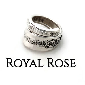 The Sensational Six Spoon Rings Royal Rose
