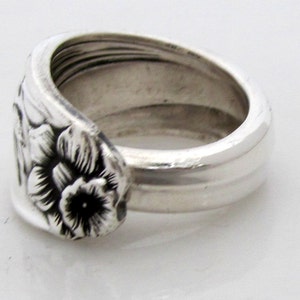 Spoon Ring All Sizes Daffodil from 1950 Antique Silverware image 4