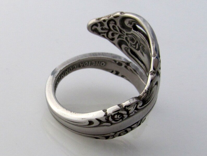 Stainless Steel Spoon Ring Brahms Etsy