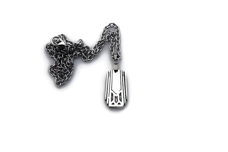 Friendship Necklace Unique Pendant Silverware Jewelry Art Deco Pendant Necklace Gift For Her 1932
