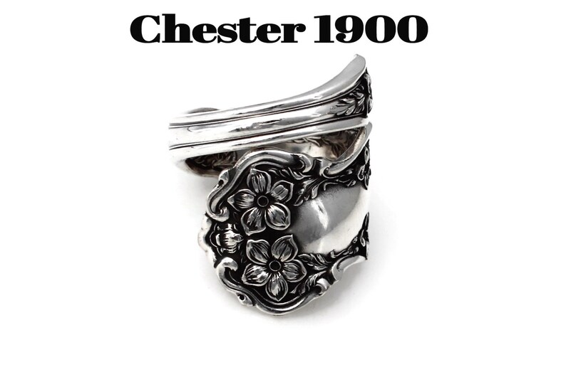 The Tempting Trio Floral Wrapped Spoon Rings