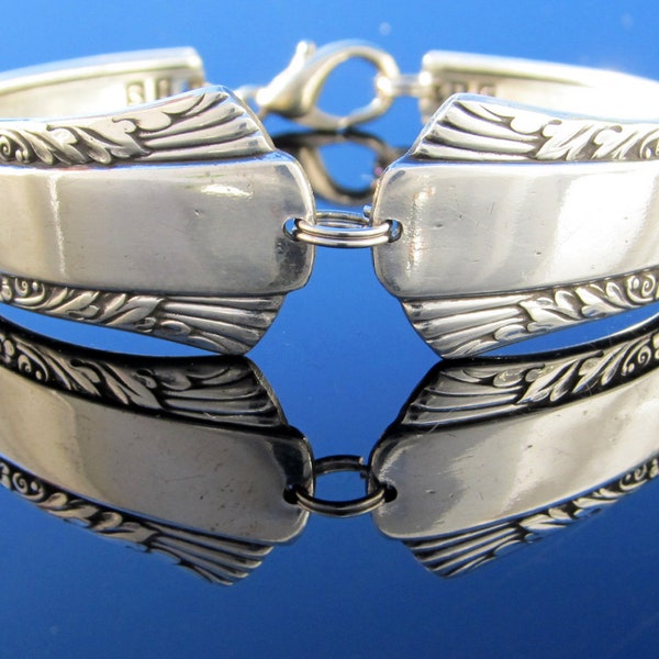 Men's Art Deco Silverware Bracelet Spoon Bracelet Treasure 1940 Gift for Him Gift for Her Christmas Gift On Sale Bracelet