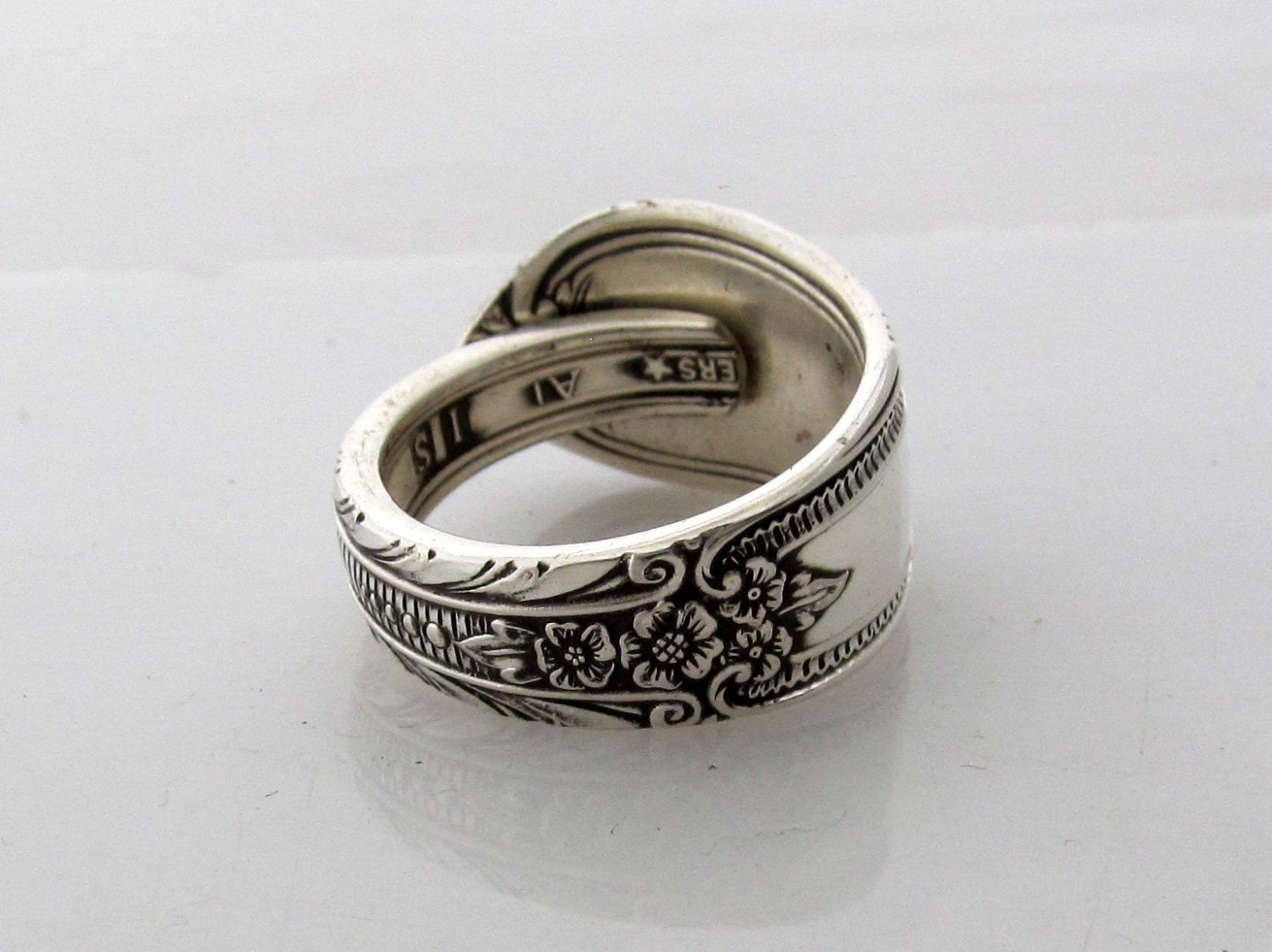 Silver Spoon Ring Cotillion Silverware Pattern Size 3 4 5 6 7 - Etsy