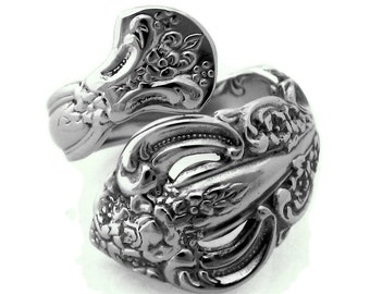 Wrapped Spoon Ring Michelangelo Stainless Steel