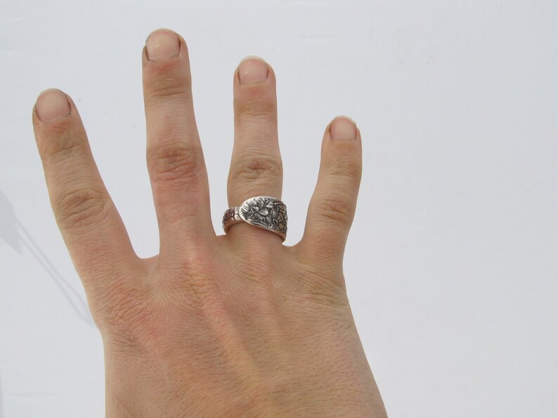 Spoon Ring Narcissus Aka Daffodil Flowers Etsy