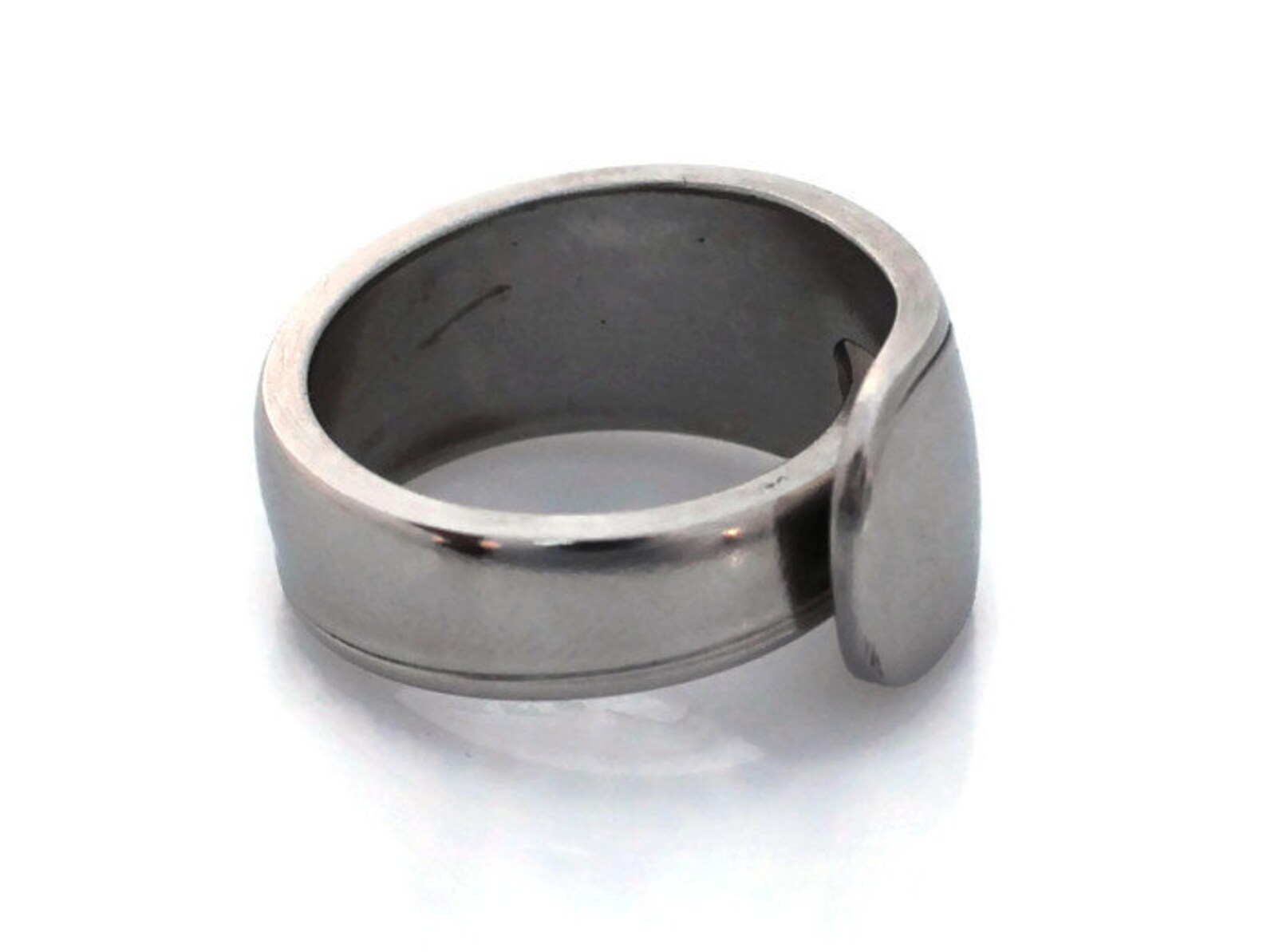 Stainless Steel Spoon Ring Mens Oceanic 1957 Etsy
