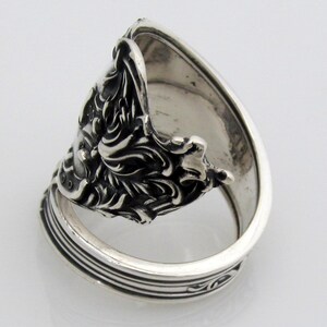 Altair Wrapped Sterling Silver Spoon Ring by Watson 1904 Art Nouveau image 4