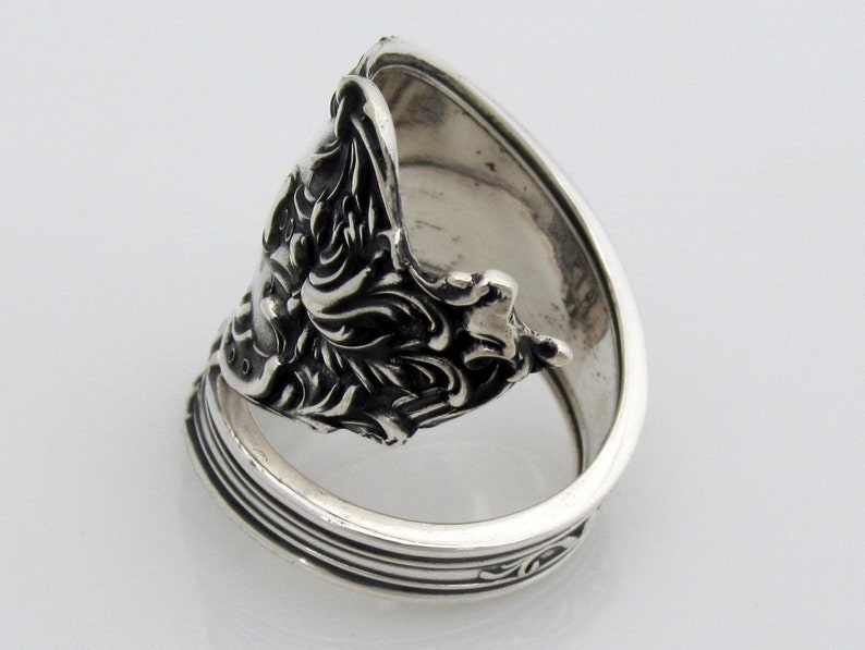 Altair Wrapped Sterling Silver Spoon Ring by Watson 1904 Art Nouveau image 4