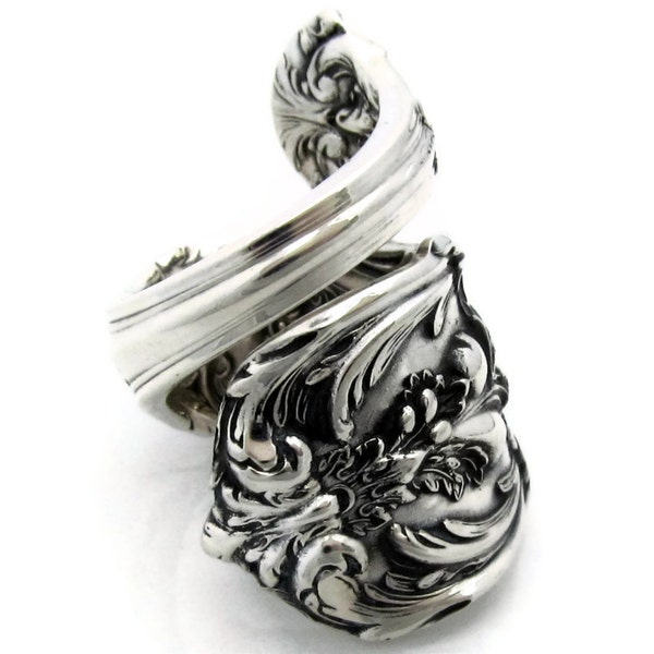 Francis 1st Sterling Silver Wrapped Spoon Ring Heavy