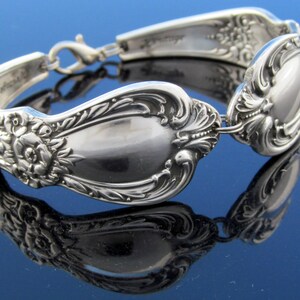 Traditional Spoon Bracelet Floral Heritage Pattern From 1953 image 2