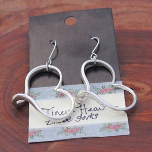 Heart Earrings Hoop Earrings Choose Your Size Earrings for your Quarantine image 5