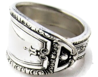 Awesome Art Deco Spoon Ring Louisiana Band Style From 1924