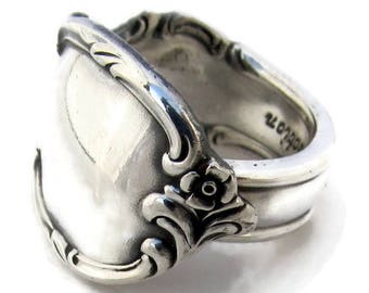 Silver Spoon Ring All Sizes Reflection 1959 Classic