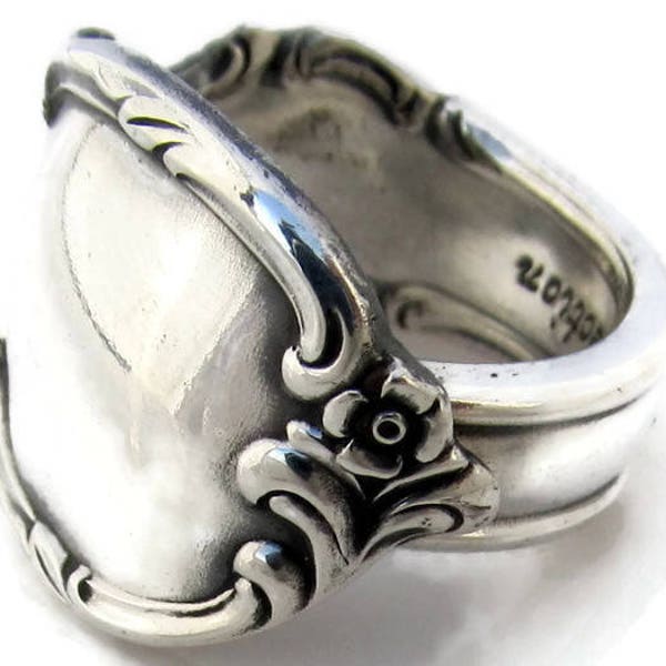 Silver Spoon Ring All Sizes Reflection 1959 Classic