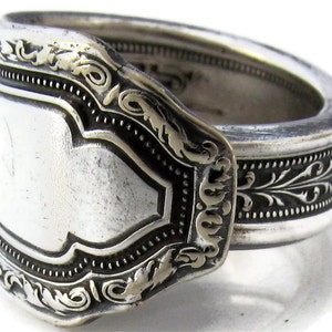 Spoon Ring Chalfonte Art Deco 1926 Choose Your Letter Personalize