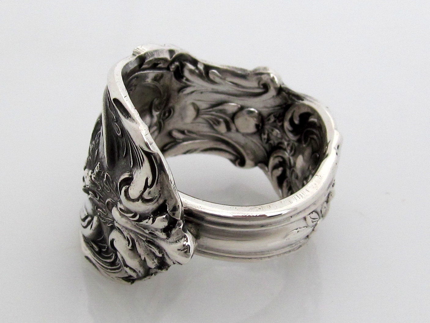 Francis I Sterling Silver Spoon Ring Size 6-13 Heavy - Etsy