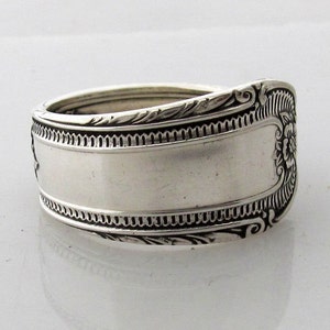 Silver Spoon Ring Cotillion Silverware Pattern size 3 4 5 6 7 8 9 10 11 12 13 14 15 image 2