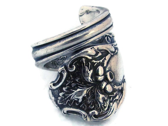 Items similar to Spoon Ring Strong and Mighty Size 6 To 12 Charter Oak ...