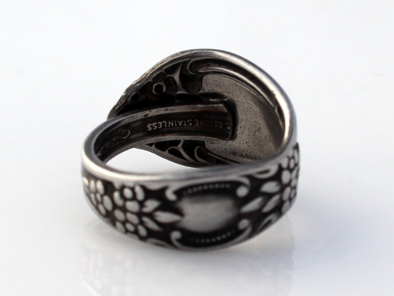 Stainless Steel Spoon Ring Huntington Etsy
