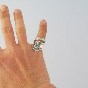 Spoon Ring, 1910 Silver Orange Blossom Choose Your Size Wrapped image 5