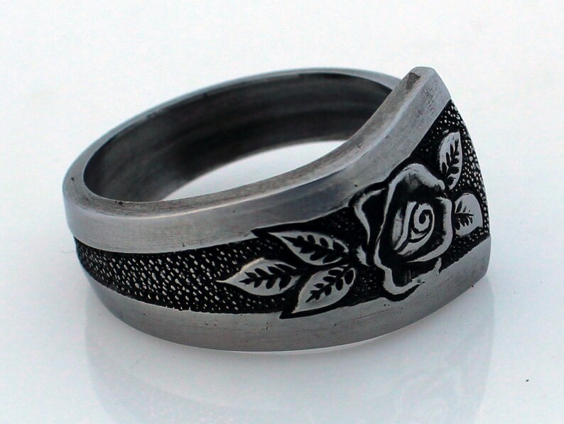 Pasedena Rose Spoon Ring Stainless Steel image 2