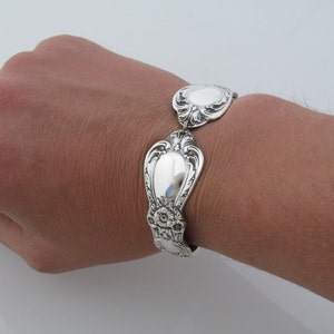 Traditional Spoon Bracelet Floral Heritage Pattern From 1953 image 5