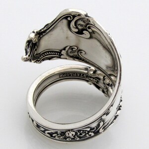 Altair Wrapped Sterling Silver Spoon Ring by Watson 1904 Art Nouveau image 3