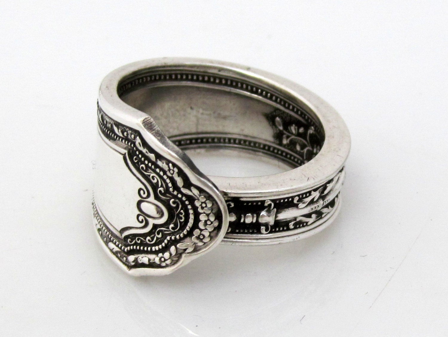 Spoon Ring Romance Antique - Etsy