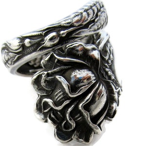 Braut Rose Sterling Silber Löffel Ring von Alvin Bild 1