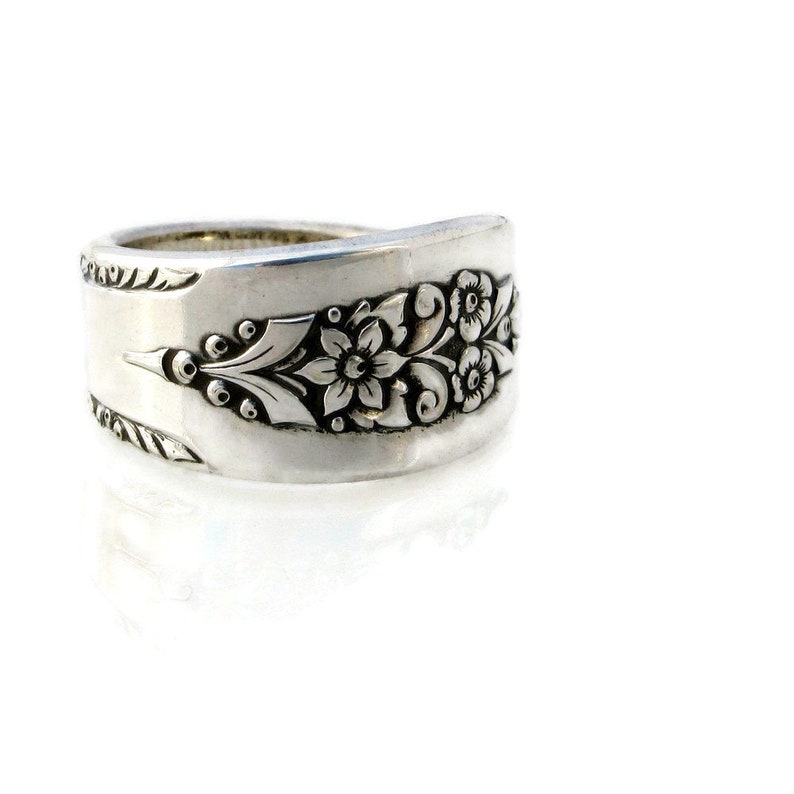 Authentic Spoon Ring Floral Ring Lady Stuart - Etsy