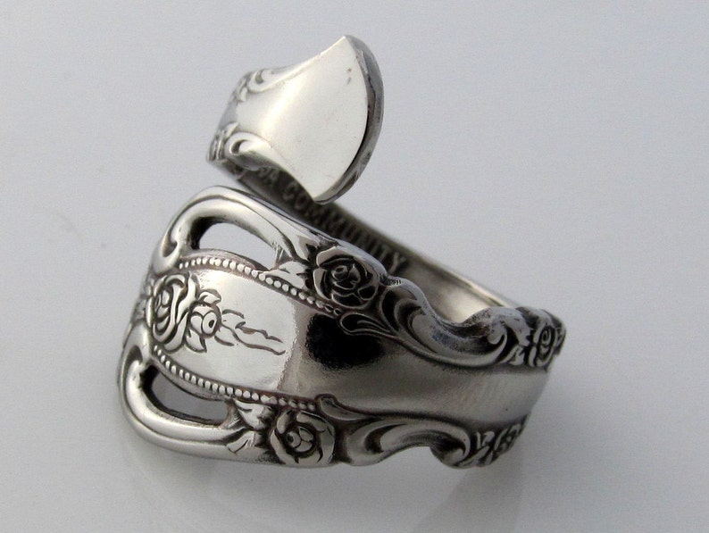 Stainless Steel Spoon Ring Brahms Etsy