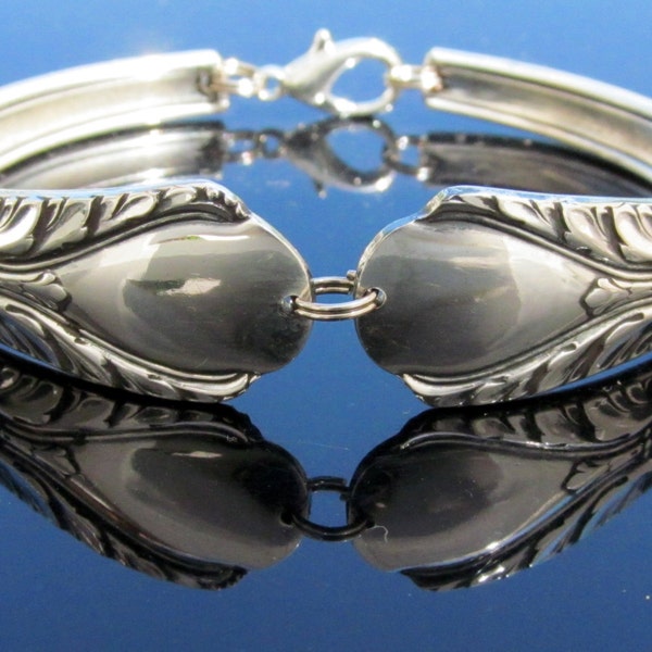 Art Deco Silver Spoon Bracelet Wings of Avalon