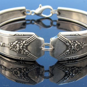 Antique Spoon Bracelet Milady Silverware 1940