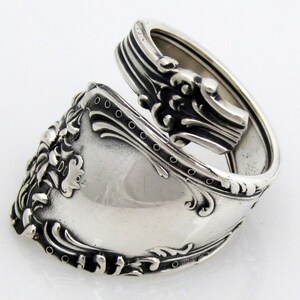 Altair Wrapped Sterling Silver Spoon Ring by Watson 1904 Art Nouveau image 2