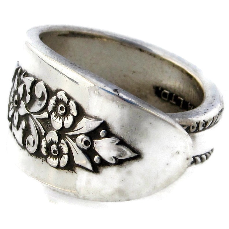 Authentic Spoon Ring Floral Ring Lady Stuart 1949 - Etsy