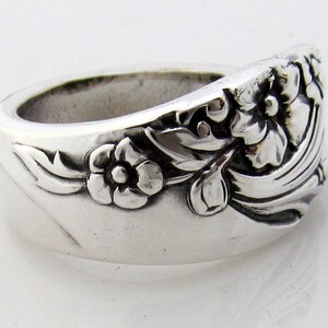 Spoon Ring Evening Star Vintage Silverware image 2