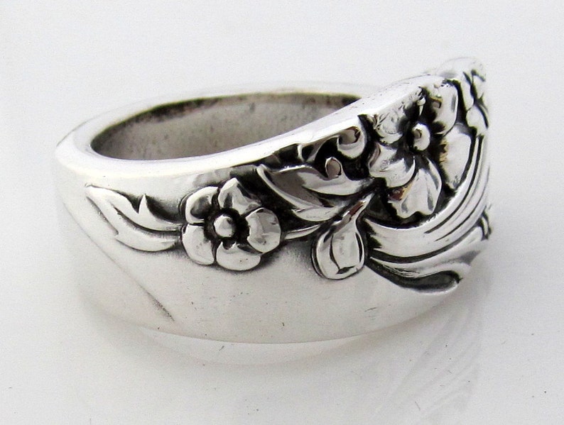 Spoon Ring Evening Star Vintage Silverware image 2