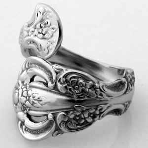 Wrapped Spoon Ring Michelangelo Stainless Steel image 2