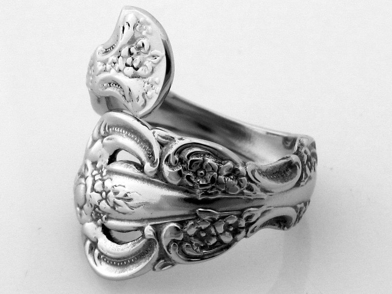 Wrapped Spoon Ring Michelangelo Stainless Steel image 2