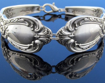 Traditional Spoon Bracelet Floral Heritage Pattern From 1953