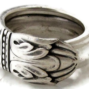 Art Deco Spoon Ring Danish Princess 1938