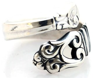 Sterling Silver Spoon Ring Royal Danish by International Silver Co. 1939 Demitasse Size 5 6 7 8 9