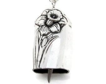 Angel Bell Necklace Fairy Bell Knife Bell Pendant Daffodil 1950