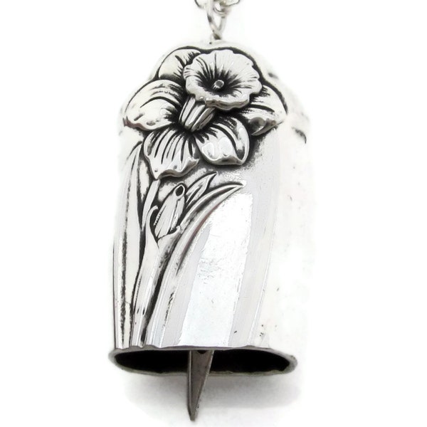 Angel Bell Necklace Fairy Bell Knife Bell Pendant Daffodil 1950